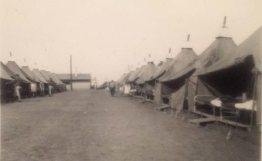Company G tents at Camp Beauregard, LA
