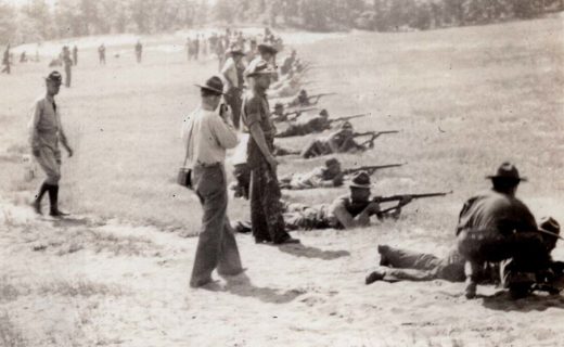WWII Rifle training M1 Garand